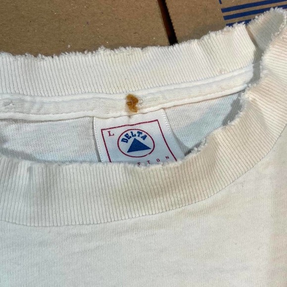 90s the flintstones cartoon tee thrashed large - Picture 3 of 4